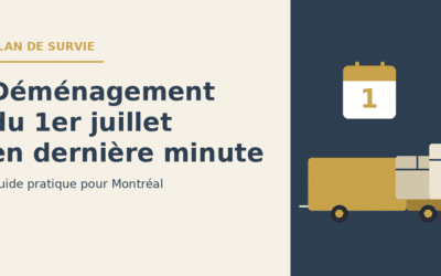 Déménagement du 1er juillet de dernière minute à Montréal : le plan de match quand il ne reste que quelques jours